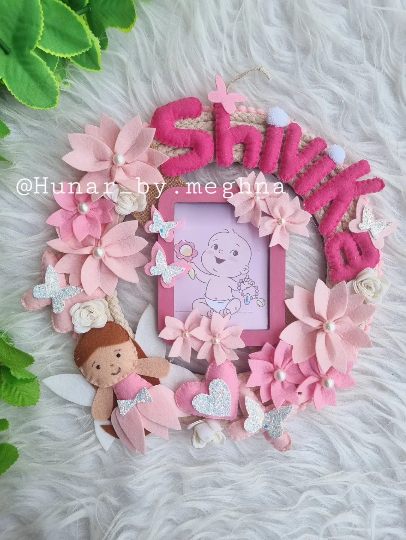 Floral Fairy Name Hanging – Hunar By Meghna